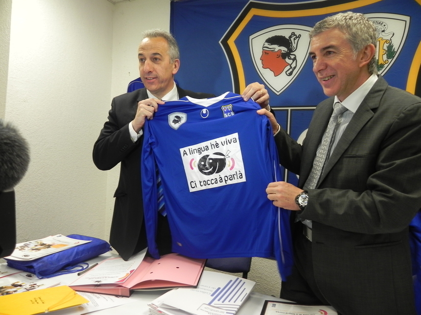 Adesione di u SCB à a Cartula di a lingua corsa Sabbatuu 12 diferraghju - 8ore disera Furiani - Stadiu Armand Cesari Adesione di u SCB à a Cartula di a lingua corsa Sabbatuu 12 diferraghju - 8ore disera Furiani - Stadiu Armand Cesari