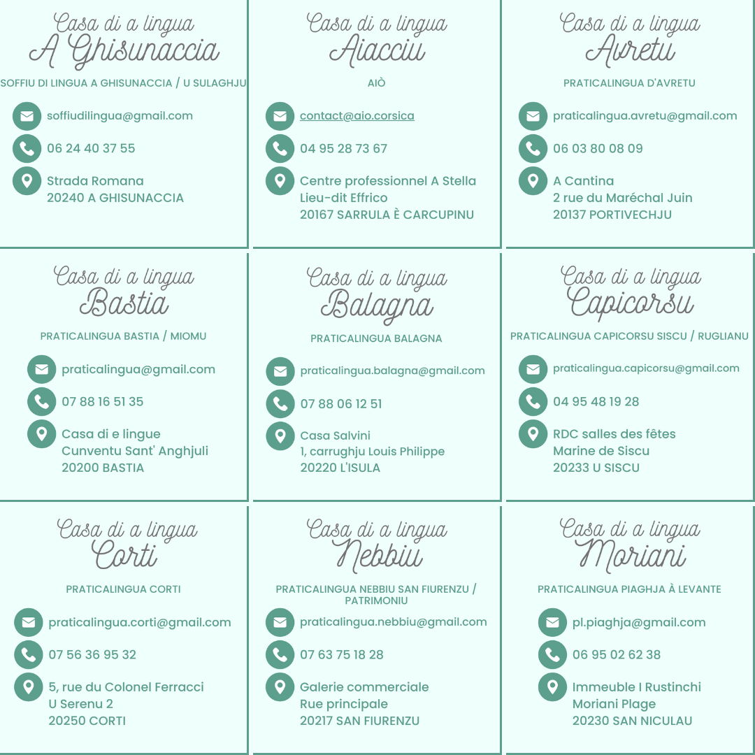 CASA DI A LINGUA CASA DI A LINGUA