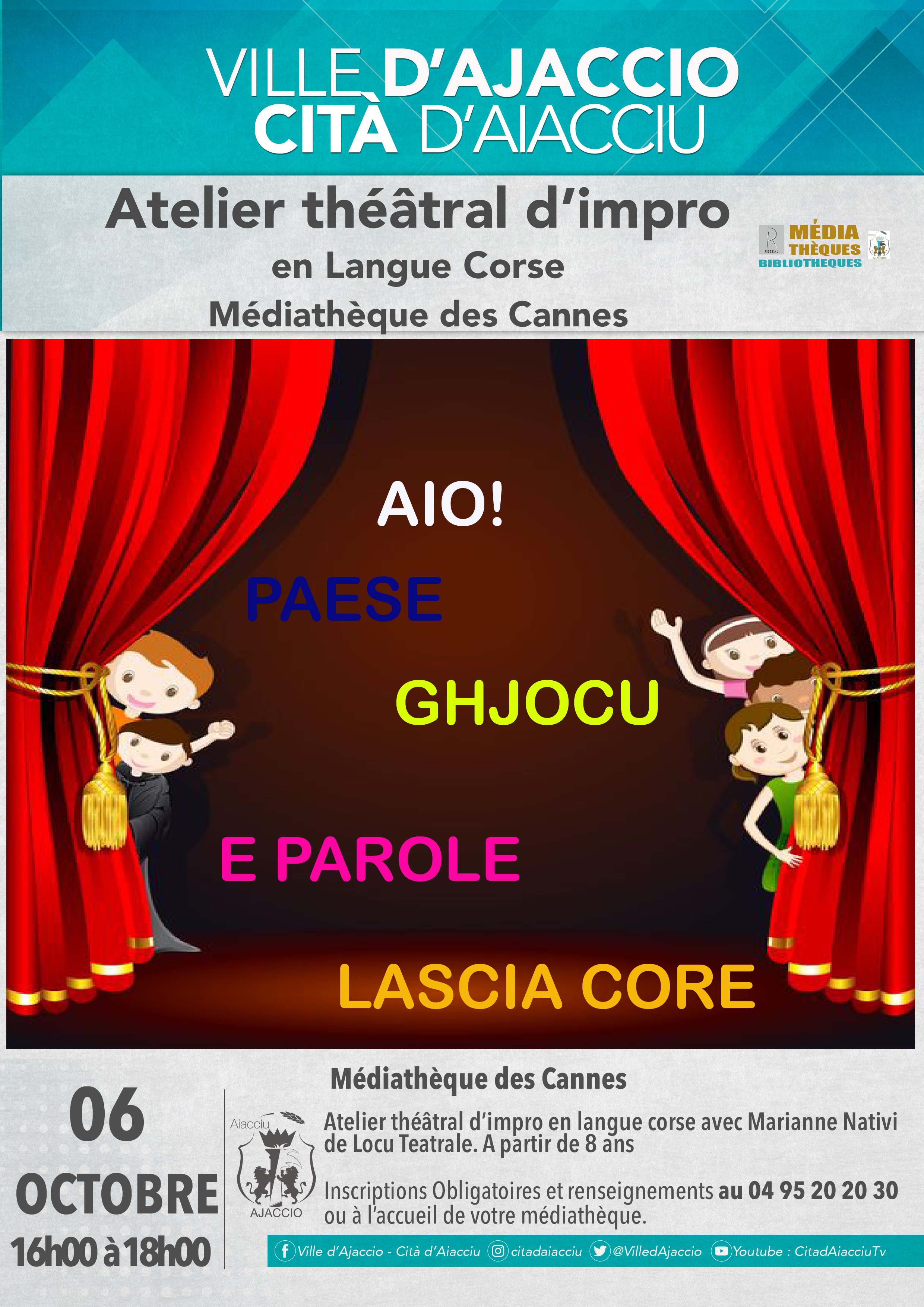 Un'ochju nant'à a "CITÀ D'AIACCIU" per i 10 anni di a FESTA DI A LINGUA di u 2021!