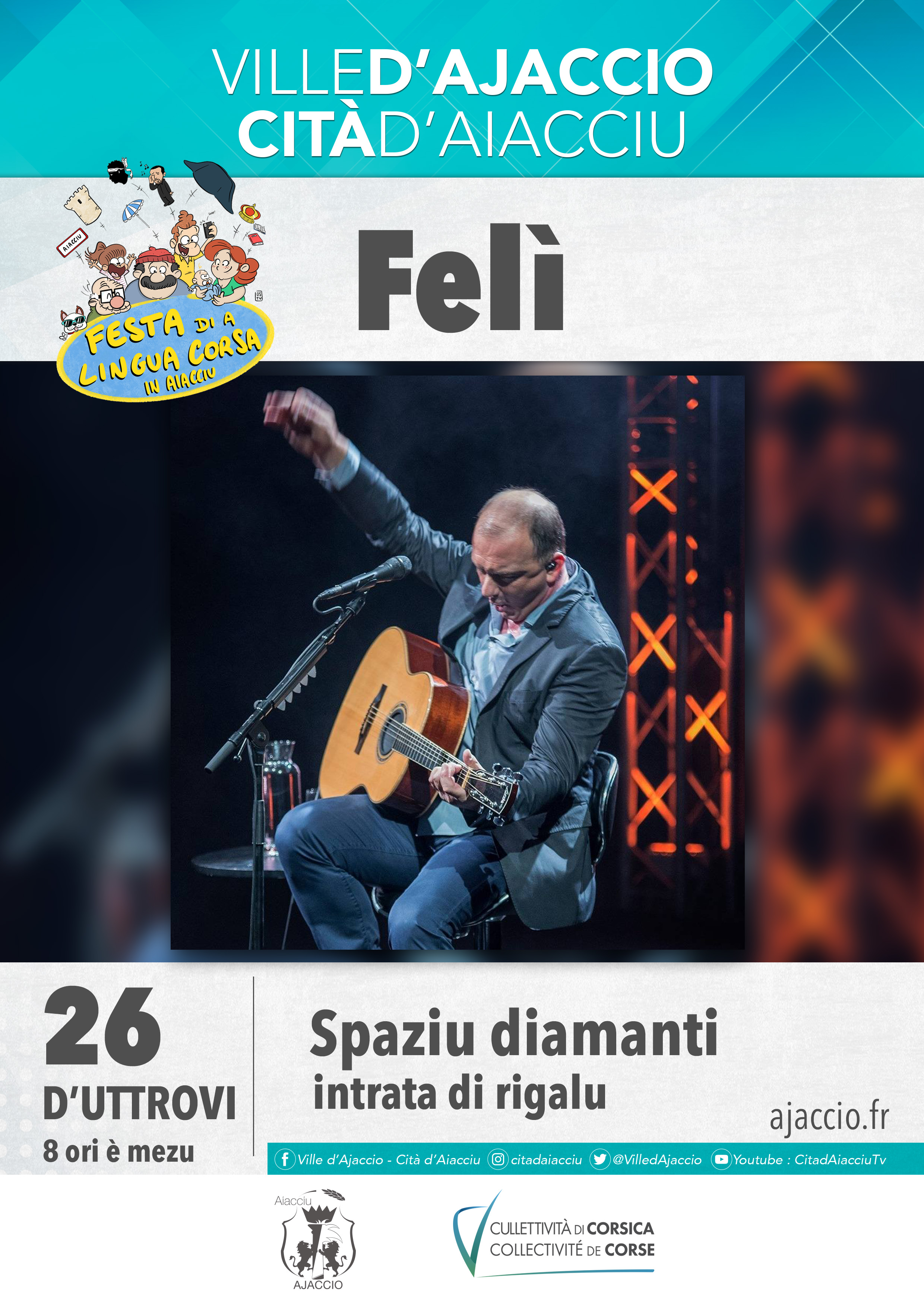 Un'ochju nant'à a "CITÀ D'AIACCIU" per i 10 anni di a FESTA DI A LINGUA di u 2021!