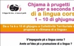 Chjama à prugetti per l'edizione 2013 di a SIMANA DI A LINGUA CORSA