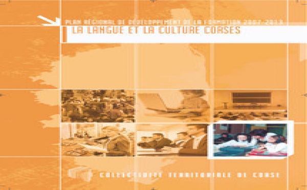 Les 2 axes du PRDF « lingua è cultura corsa »