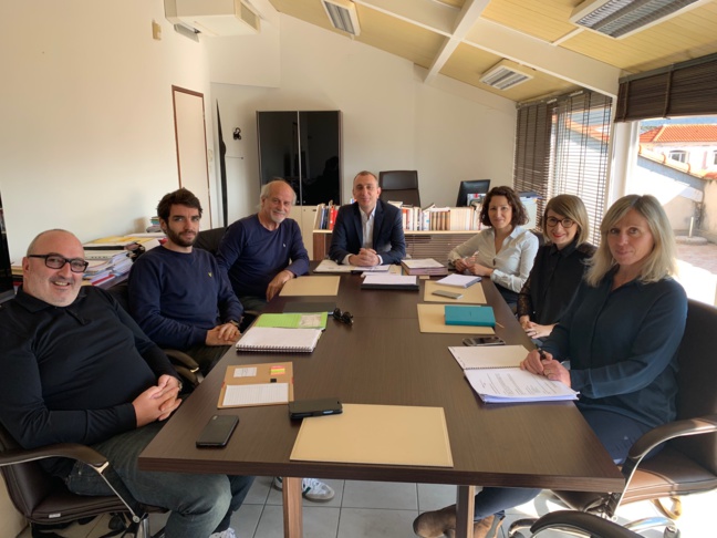 Réunion avec le Président de la CRPF et l'équipe de l'OFC Réunion avec le Président de la CRPF et l'équipe de l'OFC