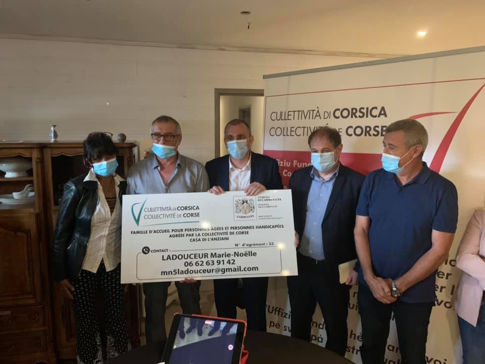 Inauguration de la maison d’accueil dédiée aux personnes âgées à Carbuccia