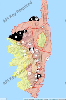 24 Juillet 2017 - Risque incendie Corse-du-Sud 24 Juillet 2017 - Risque incendie Corse-du-Sud