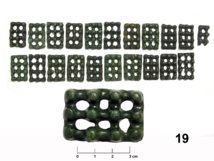 Eléments de ceinture en bronze