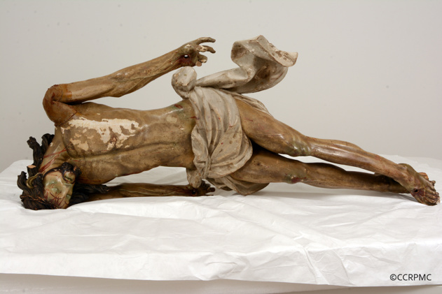 Restauration du christ articulé de Santa Reparata di Balagna Restauration du christ articulé de Santa Reparata di Balagna