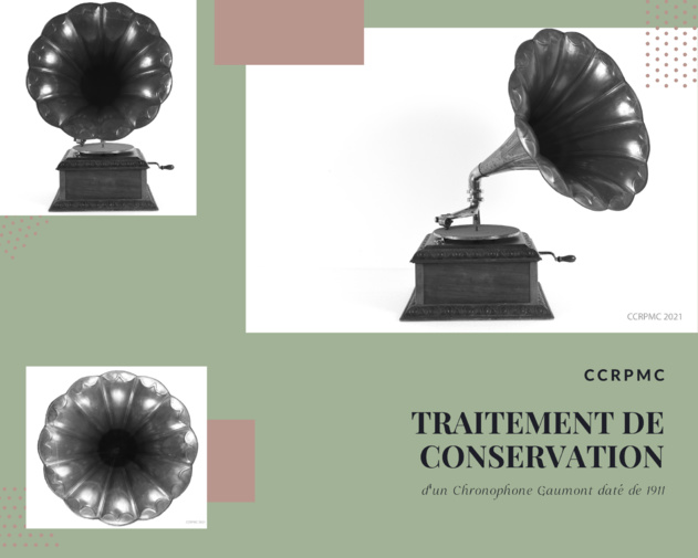 Traitement de conservation d'un gramophone