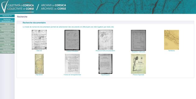 Du nouveau sur archives.isula.corsica ! Du nouveau sur archives.isula.corsica !