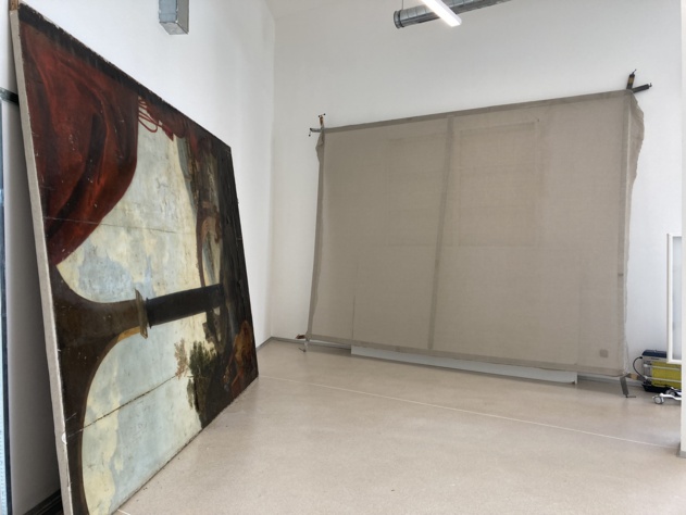 Restauration des tableaux du Château de la Punta