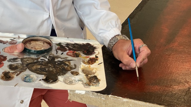 Restauration des tableaux du Château de la Punta