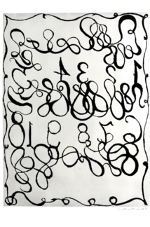Matt Mullican : 6 + 2 = 8.2 - 4 - 8, 2009 aquatinte (réserve), gravure au trait, 70,5 x 49,5/39,5 x 29,6 cm, édition griff elkunst, Hambourg.Coll LP, Paris, cl. JJ Cangioni. Matt Mullican : 6 + 2 = 8.2 - 4 - 8, 2009 aquatinte (réserve), gravure au trait, 70,5 x 49,5/39,5 x 29,6 cm, édition griff elkunst, Hambourg.Coll LP, Paris, cl. JJ Cangioni.