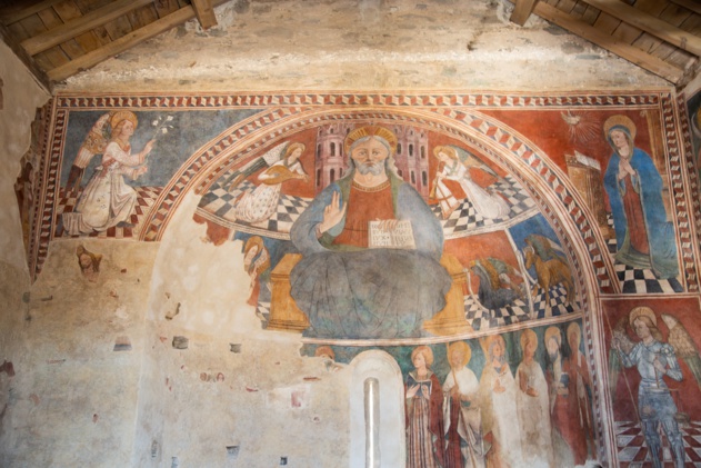 Chapelles à fresques - La chapelle de San Tumasgiu di Pastoreccia, Castellu-di-Rustinu