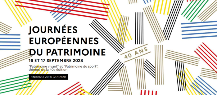 Inscrivez votre événement aux Journées européennes du patrimoine 2023 Inscrivez votre événement aux Journées européennes du patrimoine 2023