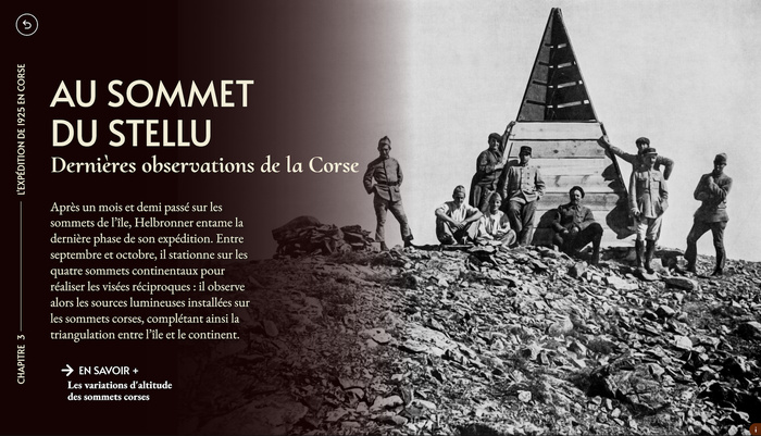 Exposition numérique — « A missione Helbronner, un’ epupea scientifica è umana par’ssi alti monti corsi »