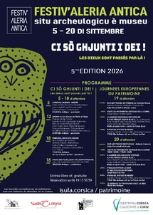 Festiv’ Aleria Antica | Les Rendez-vous de septembre Festiv’ Aleria Antica | Les Rendez-vous de septembre