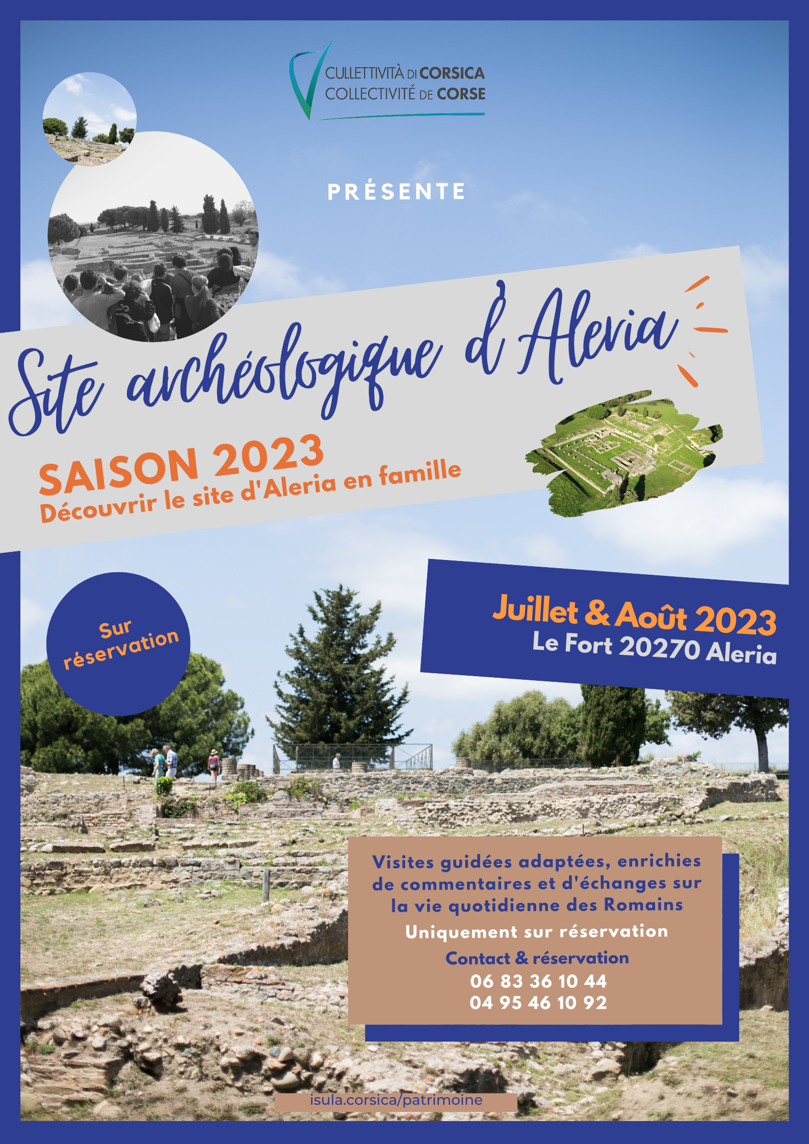 Découvrir le site antique d'Aleria en famille  | Saison 2021