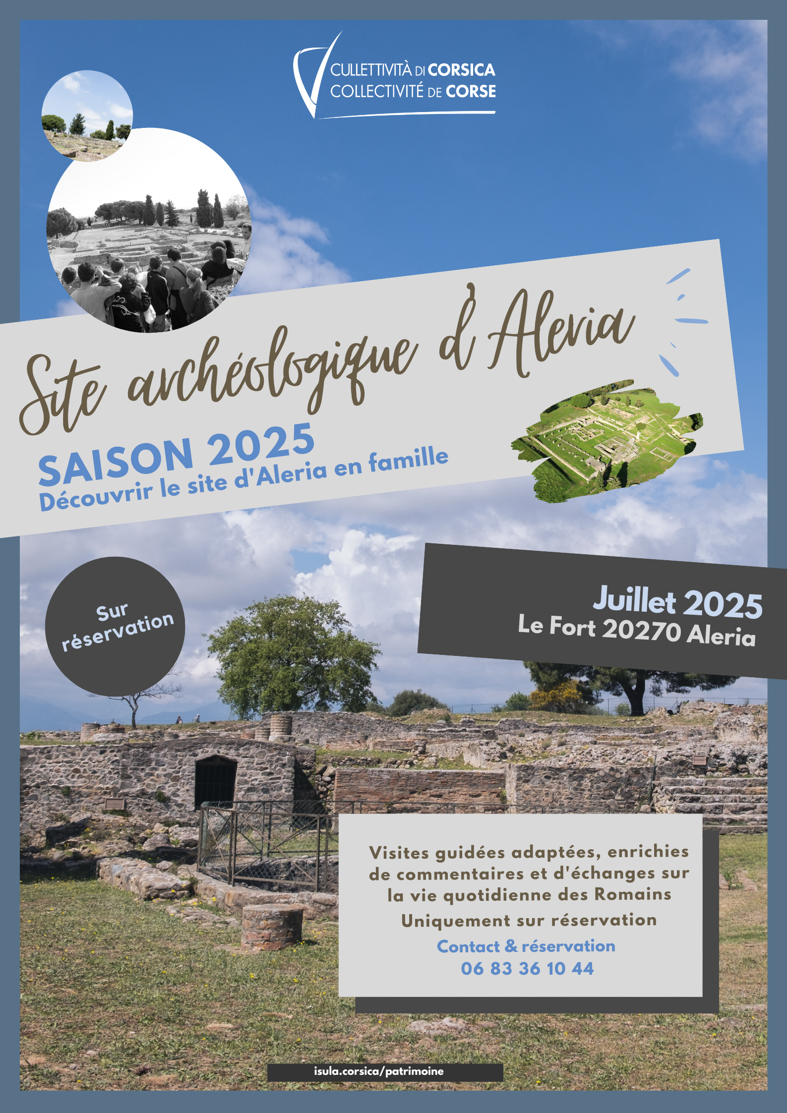Découvrir le site antique d'Aleria en famille  | Saison 2025 Découvrir le site antique d'Aleria en famille  | Saison 2025