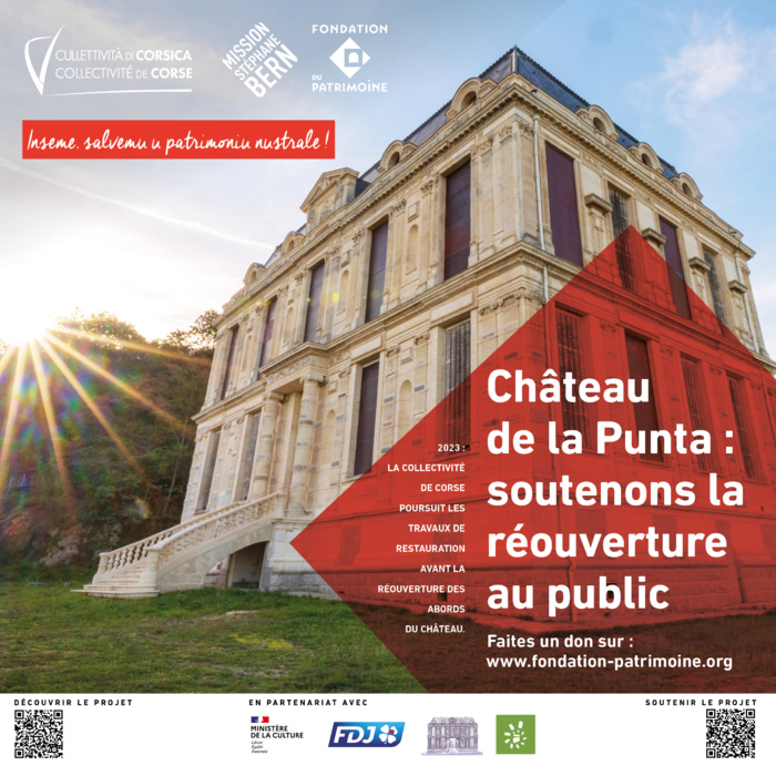 Suivez en direct le chantier de restauration du château de la Punta