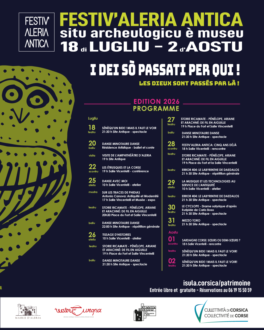 Festiv’ Aleria Antica | Edition 2026