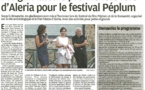 Beau succès pour<br/>le Festival du Péplum et de la Romanité