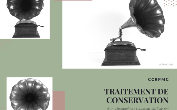 Traitement de conservation d'un gramophone