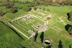 Vue aérienne d'Aleria, automne