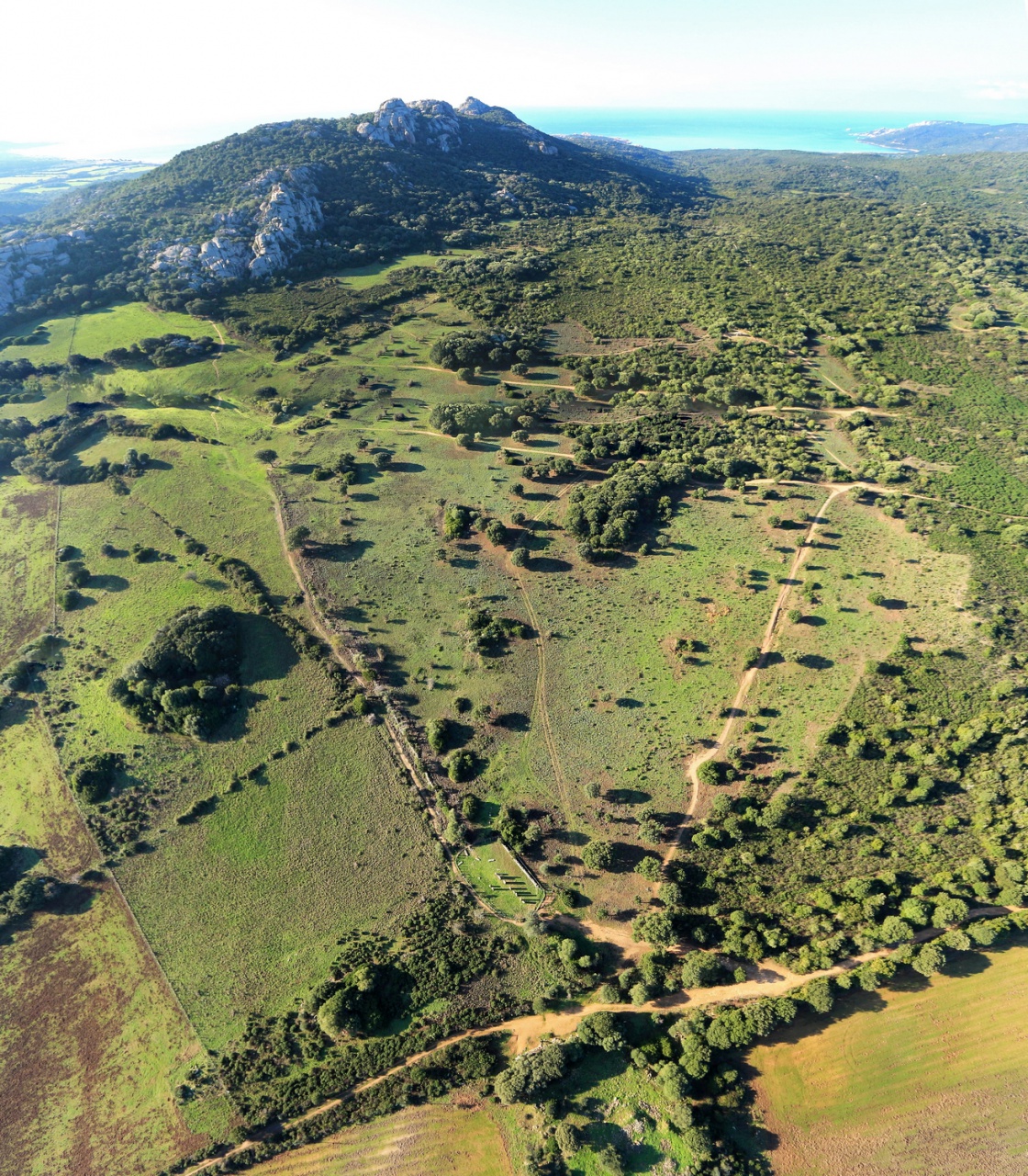 Vue aérienne de Pianu de Cauria Vue aérienne de Pianu de Cauria