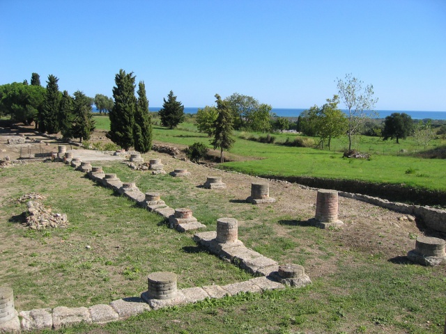 Aleria, angle sud ouest pretoire