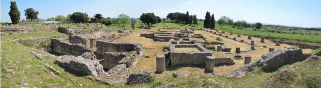 Aleria - Bains, pretoire, temple