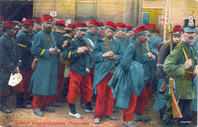 Carte postale colorisée, vers 1914