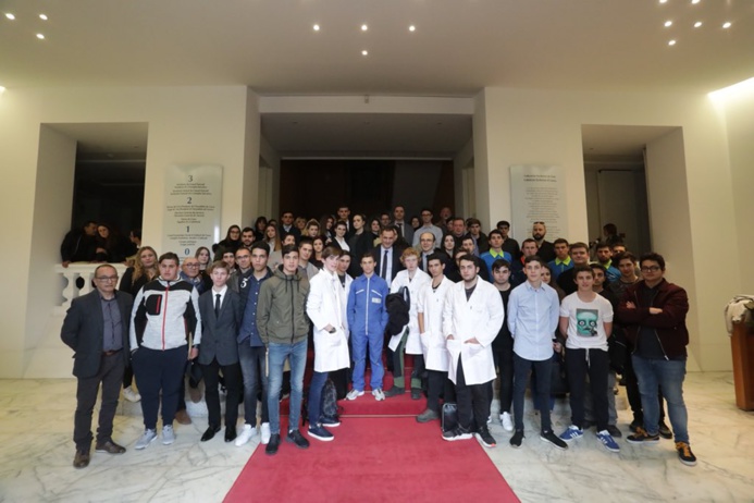 Rassemblement des candidats à la sélection corse des Olympiades des métiers 2018