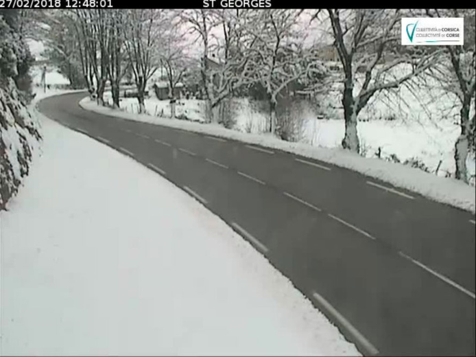 La Collectivité de Corse vous informe de l'état des réseaux routiers  sur les RT et RD - 12h00