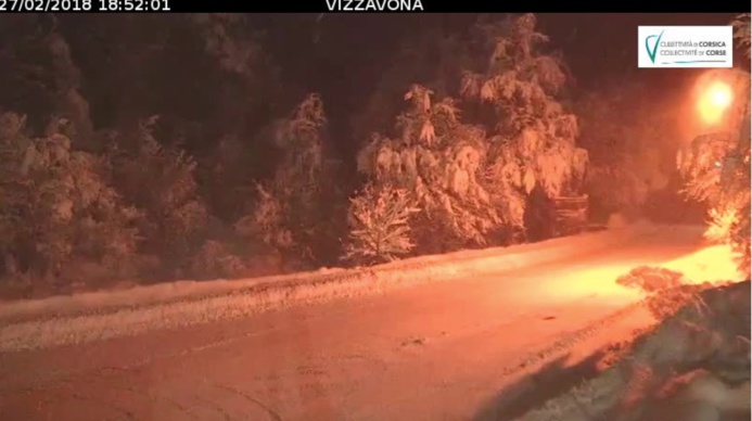 La Collectivité de Corse vous informe de l'état des réseaux routiers  sur les RT et RD - 16h30