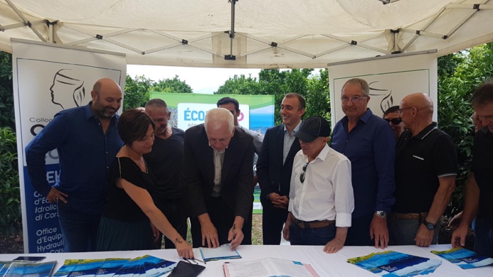 Signatures de la Charte pour une gestion raisonnée de la ressource en eau