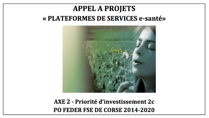 La Collectivité de Corse lance un appel à projets Plateformes de Services e-santé La Collectivité de Corse lance un appel à projets Plateformes de Services e-santé