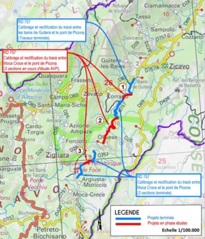 Projets routiers sur les secteurs de la RD 302 et 757