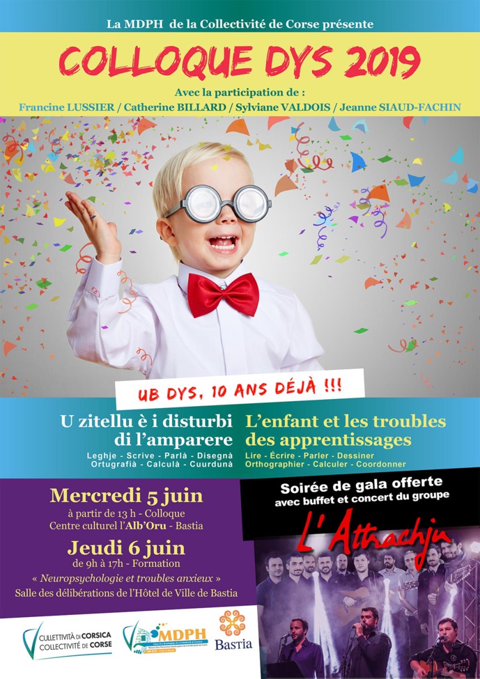 La MDPH organise un colloque DYS à Bastia La MDPH organise un colloque DYS à Bastia
