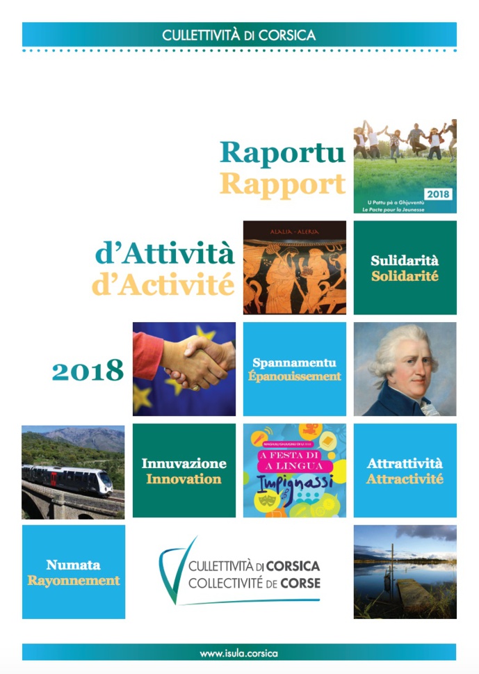 Rapport d'activité 2018 de la Collectivité de Corse Rapport d'activité 2018 de la Collectivité de Corse