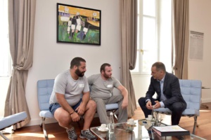 Rencontre avec les gardes du littoral de Capu di Fenu Rencontre avec les gardes du littoral de Capu di Fenu