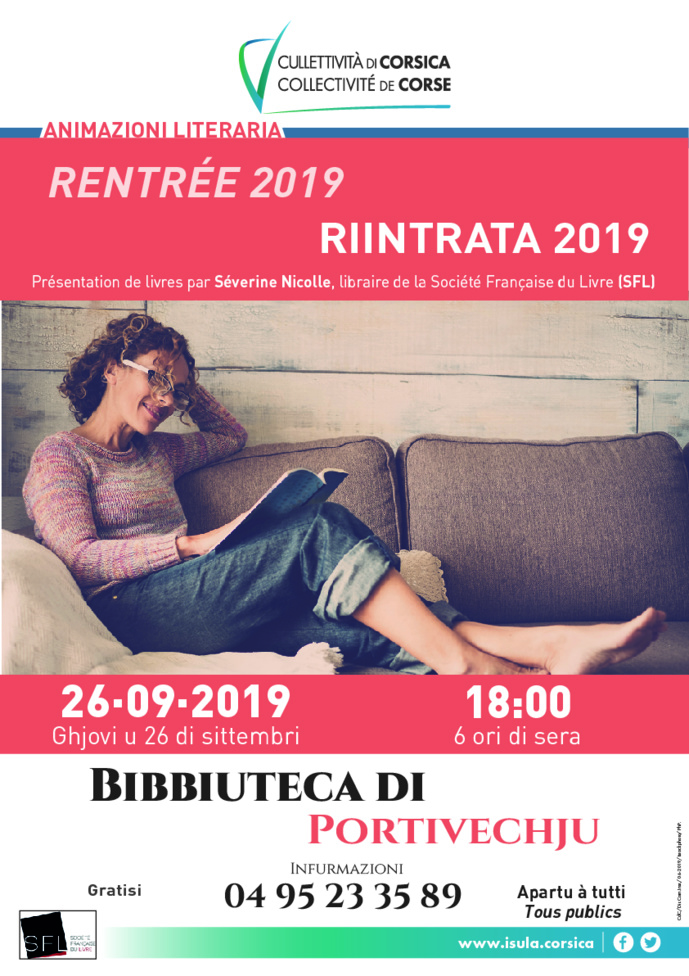 Animazioni literaria - Riintrata 2019 Animazioni literaria - Riintrata 2019