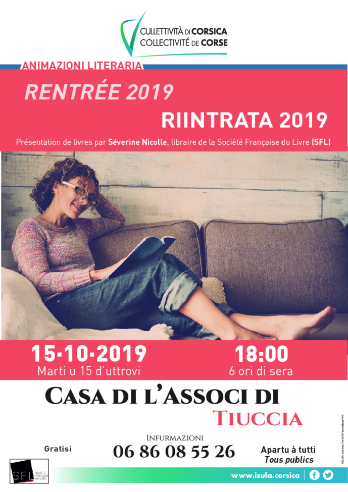 Animazioni literaria - Riintrata 2019 Animazioni literaria - Riintrata 2019