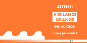Prudence! La Haute-Corse est placée en vigilance orange. Orages et pluie-inondation.