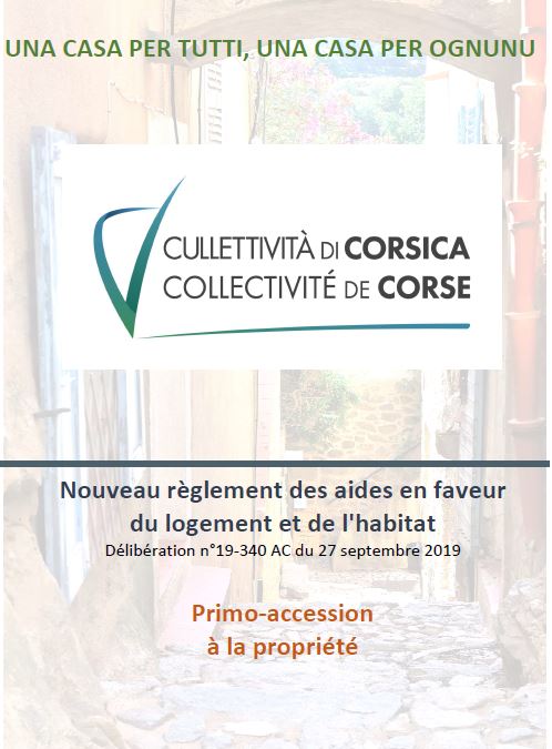 Aiuti par l’alloghju è l’abitatu - Aides en faveur du logement et de l'habitat
