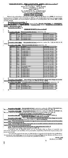 Avis de création de titre de propriété - Commune de Sotta - Serra di Scopamena - Sorbollana (Corse du Sud) Avis de création de titre de propriété - Commune de Sotta - Serra di Scopamena - Sorbollana (Corse du Sud)