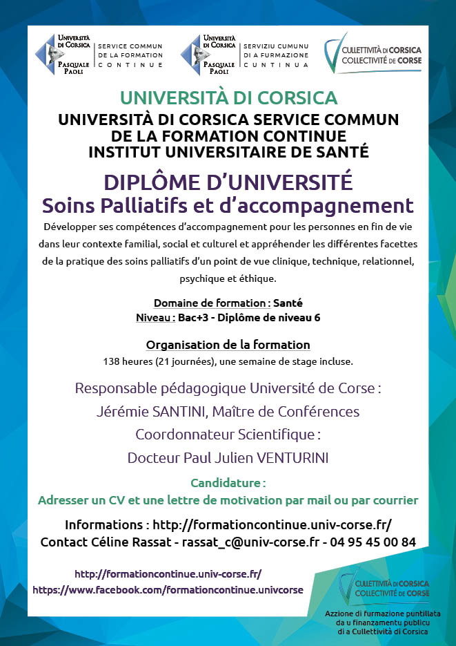 Prugramma d’azzioni cumplimintari d’insignamentu supirirori 2020-2021 di l’Università di Corsica