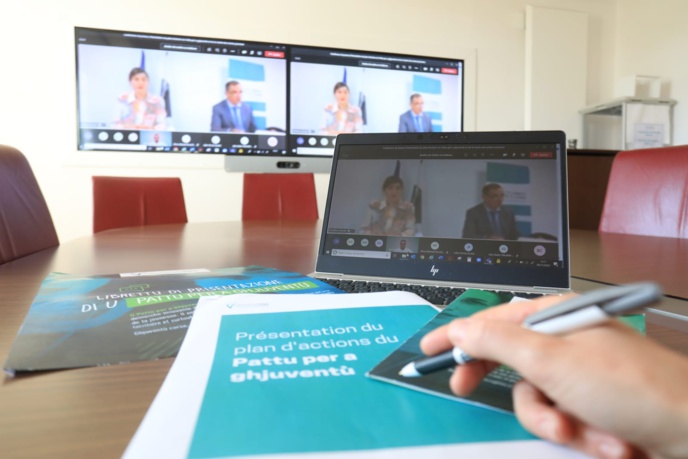 Prisentazione di u Pianu d’azzione di u Pattu per a Ghjuventù è a Cartula di l’attori ghjuventù  Prisentazione di u Pianu d’azzione di u Pattu per a Ghjuventù è a Cartula di l’attori ghjuventù