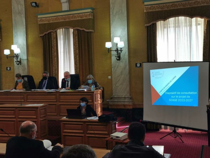 Adunita di u Cumitatu di Conca di Corsica nantu à u prugettu di Schema Direttore di l’Accunciamentu è di a Gestione di l’Acque 2022-2027 