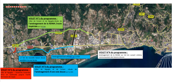 La Collectivité de Corse lauréate de l’appel à projet du fonds mobilités actives «Aménagements Cyclables 2020»