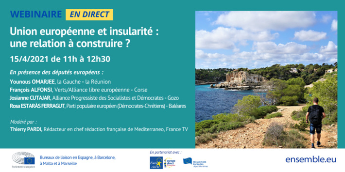 Webinaire : "Union Européenne et insularité : une relation à construire ?" Webinaire : "Union Européenne et insularité : une relation à construire ?"